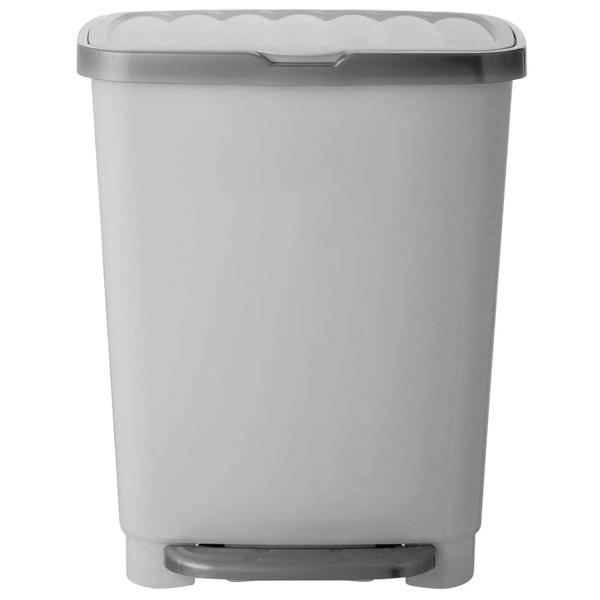Basurero Pedal Gris 25 Litros Reyplast