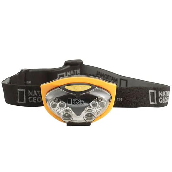 Linterna Frontal Led Negro National Geographic
