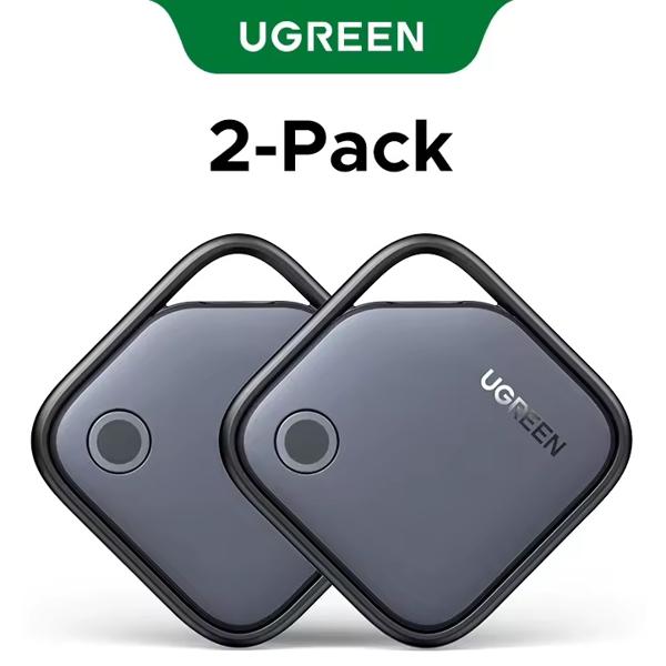 Pack 2 Rastreador UGREEN Bluetooth inteligente, SmartTag Apple Find My