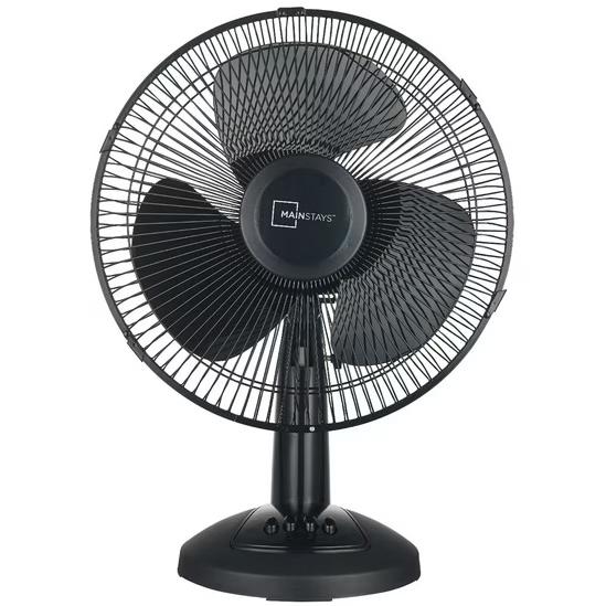 Ventilador De Mesa 12" Rt-30A Negro Mainstays