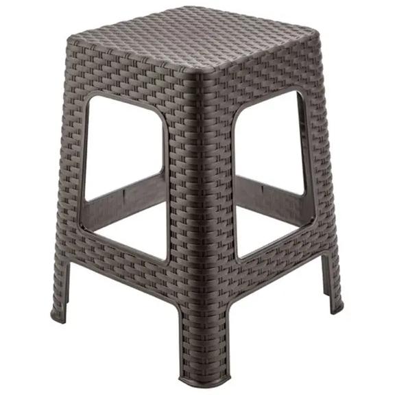 Piso Tavarua taupe polipropileno apilable 44.9cm Reyplast