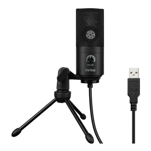 Microfono Fifine K669b Condensador Cardioide Negro