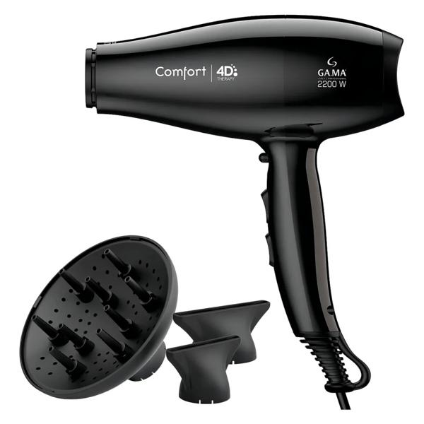 Secador Gama Comfort 4d Profesional 2200w Negro