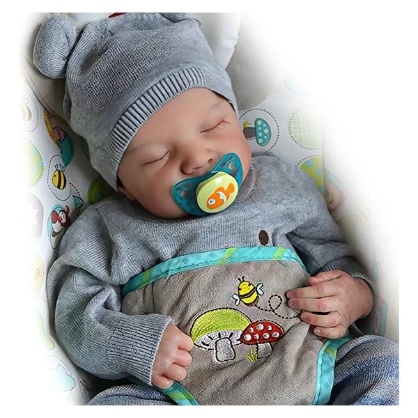 Renacer Bebé Muñeca De Cuerpo Completo De Silicona 46 Cm