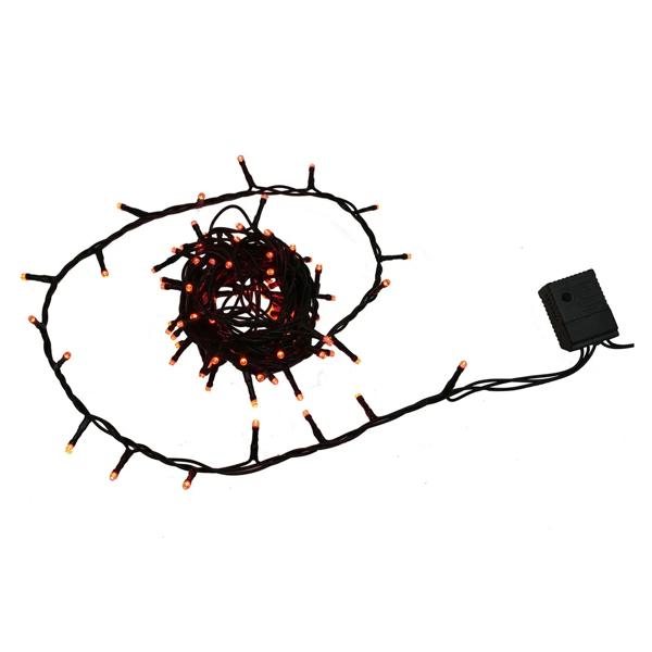 Guirnalda Navidad Led 200L Luz Rojo