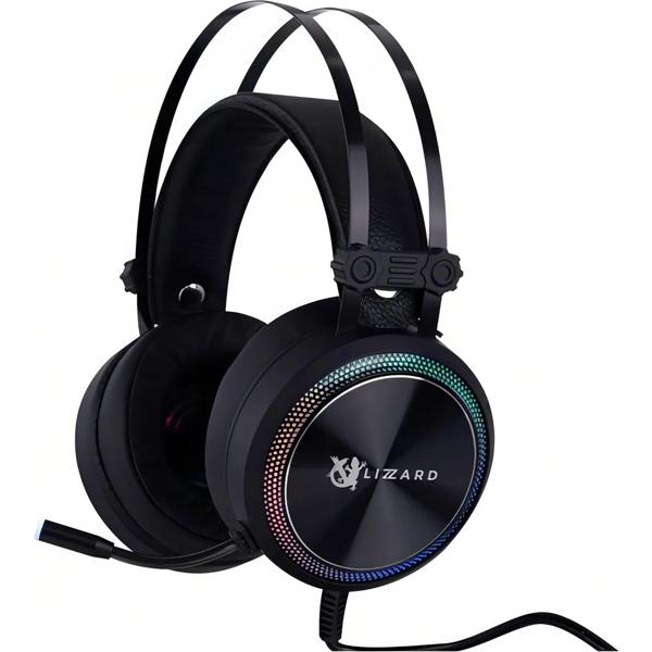 Audífono Gamer X-lizzard Usb Xzz-hp-03 Color Negro