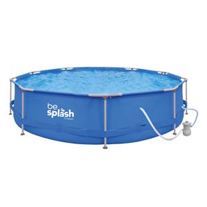 Piscina Estructural con Bomba y Cobertor 360x76cm BeSplash