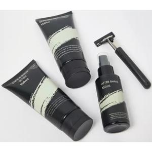 Set de Tratamiento Hombre Limpieza y Afeitado 4 Piezas Set Spa