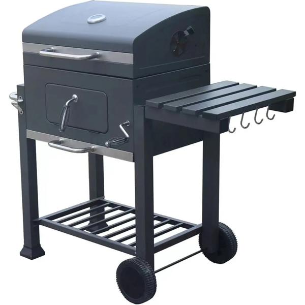 Parrilla A Carbon Modelo Roble Gris Claro