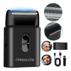 Operacion Rasuradora Eléctrica Barba Afeitadora Portátil