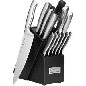 Set Cuchillos 15 Piezas Cocina Acero Alemán Valkan Color Steel