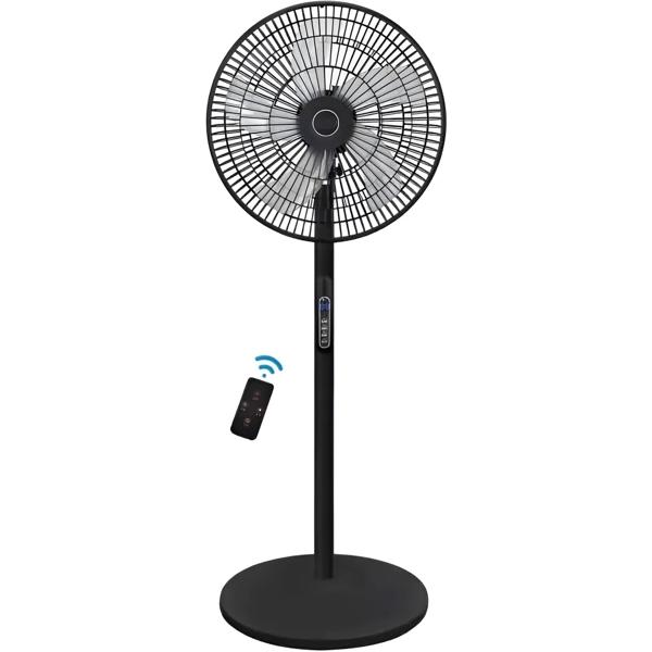 Ventilador Pedestal Control Remoto Y Temporizador