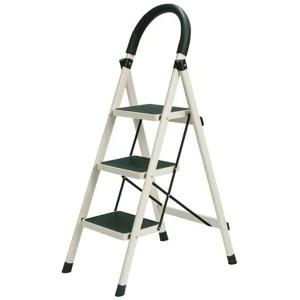 Escalera Eoland 3 Escalones Plegable Taburete Tijera Multipropósito Antideslizante