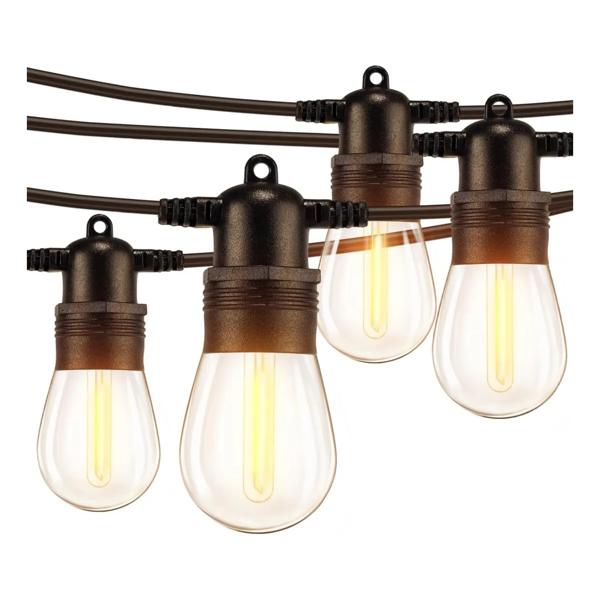 Guirnalda Luces Terraza Patio 10 Ampolletas 10 Mtrs Exterior