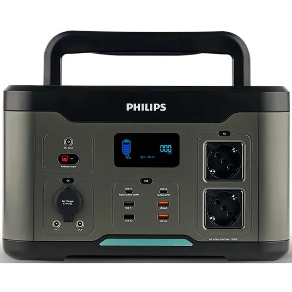 Estación De Energía Generador Eléctrico Outdoor Power Bank Philips Dlp8092cb 1000w 1166wh