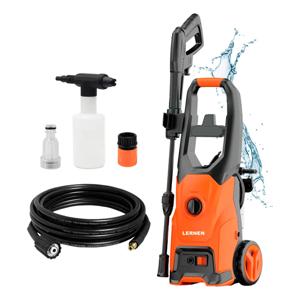 Hidrolavadora 1600w Con Jabonera Espumador 120bar 5.5 L/min Naranja