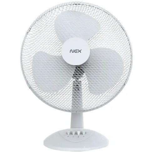Ventilador escritorio 16'' 40W blanco Nex