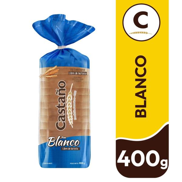 Pan de Molde Blanco Castaño 400 g
