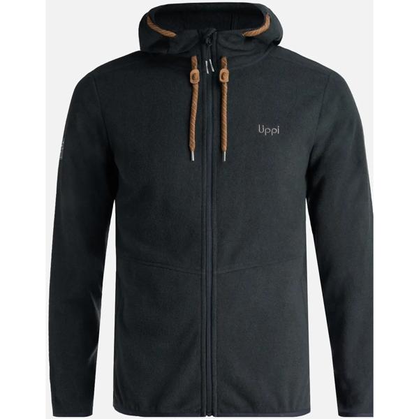 Polerón Teen Boy Stripes Nano-f Full Zip Negro Lippi I25