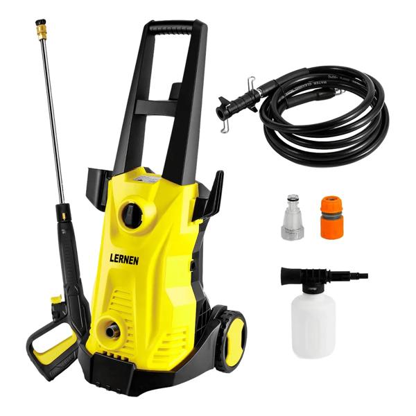 Hidrolavadora Lernen HLP-1600 1600w Con Jabonera Espumador 120 Bar