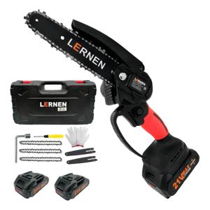 Motosierra Podadora Eléctrica MZ2BAT6 6 Pulgadas incluye 2 Baterías