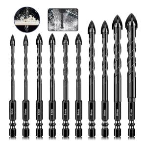 10pc Broca Punta Flecha Doble Ceramica Vidrio Porcelanato