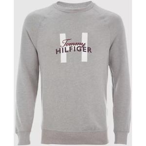 Pijama Manga Larga Essential Logo Gris Tommy Hilfiger