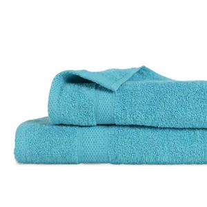 Set 2 Toallas de Baño Plumetti Colorix 68 x 137 cm Celeste