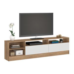 Rack TV Vekkahome Moyan 75 pulgadas Café