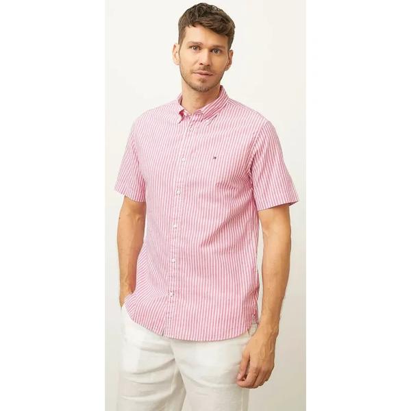 Camisa Casual Manga Corta Algodón Hombre Tommy Hilfiger