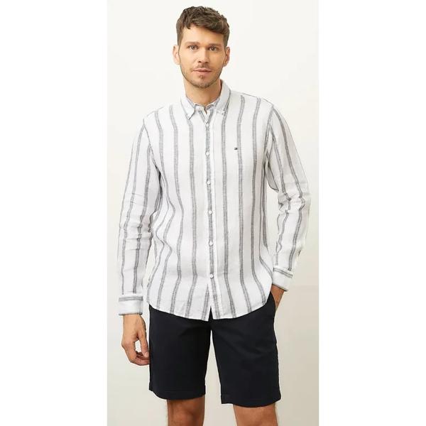 Camisa Casual Manga Larga Algodón Hombre Tommy Hilfiger