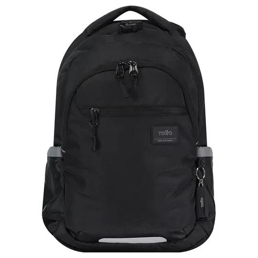 Mochila urbana Totto Misisipi color negro 20.46L