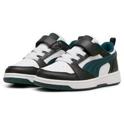 Zapatilla Infantil Unisex Puma Rebound V6 Lo Ac+ Ps Blanco