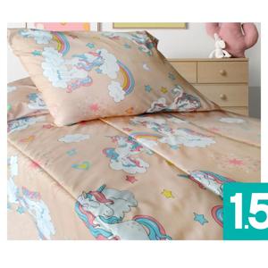 Plumón infantil Unicornio 1.5 plazas