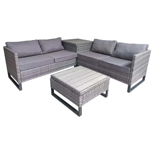 Set living esquinero 4 personas Yuca
