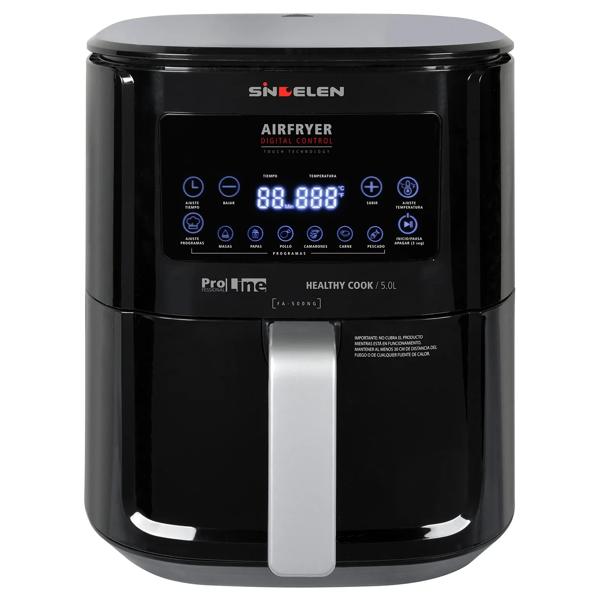 Freidora de aire FA-500NG negra 5.5 litros