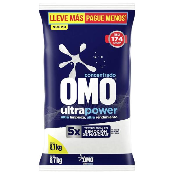 Detergente polvo UltraPower 8.7 kg