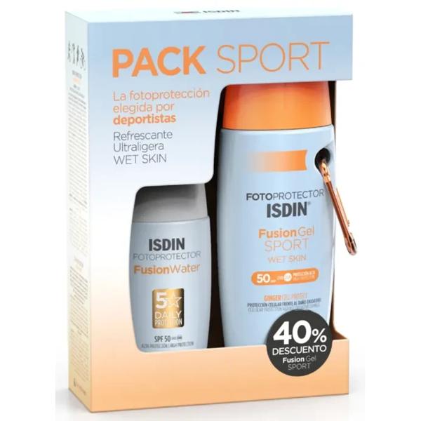 Set Sport Fotoprotección Facial y Corporal Fusion Water SPF50 150 ml