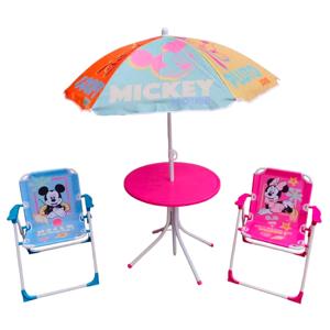 Mesa con 2 sillas y quitasol Disney