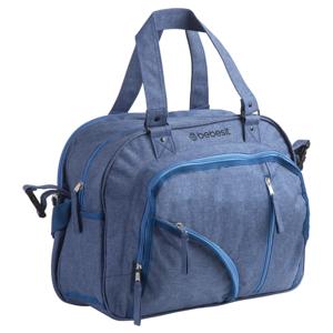 Bolso Maternal Azul Melange