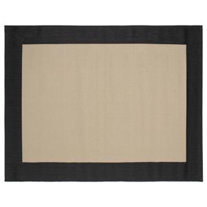 Alfombra Flatweave Flox taupe 180x120 cm