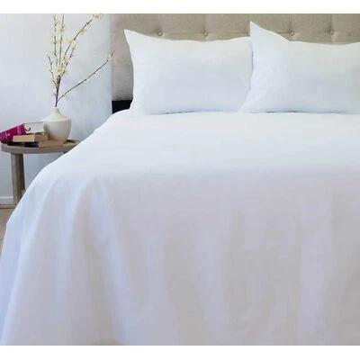 Juego de Sábanas Doral King Lisas 210 Hilos Blanco