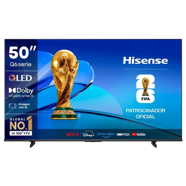 Smart TV Hisense QLED 50" 50Q6QV 4K