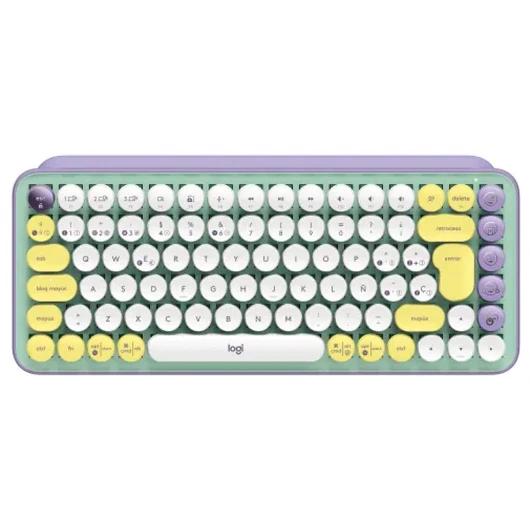 Teclado Mecánico Logitech Pop Keys Menta Emojis Daydream Español