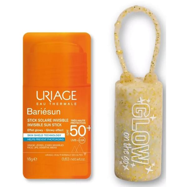 Protector Solar Bariésun Stick Invisible SPF50+ con Funda Glow 18g Uriage
