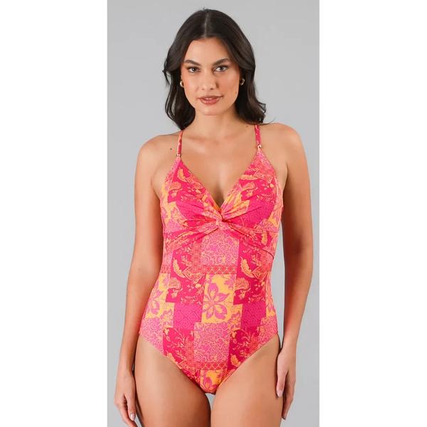 Traje de Baño Torcido Una Pieza