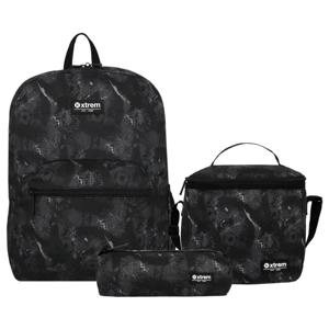 Triple Pack Mochila Niño Xtrem Fútbol Negro
