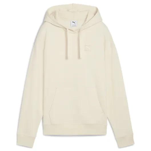 Polerón Puma Ess Elevated Comfort Hoodie Fl Blanco Mujer