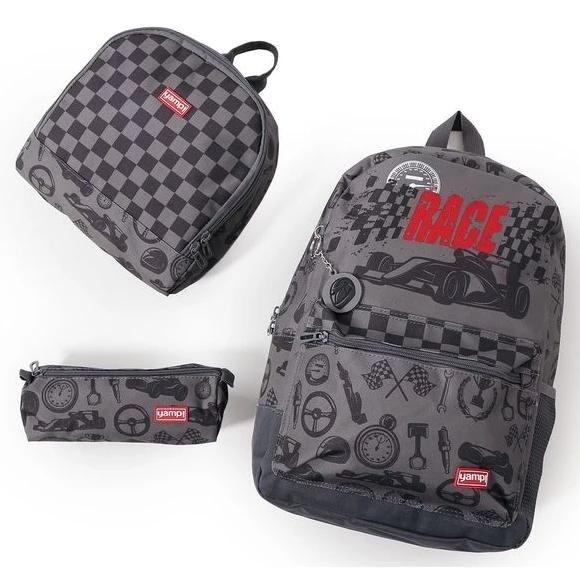 Pack Escolar Mochila, Lonchera y Estuche YAMP