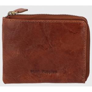 Billetera Cuero Unisex Vn Frank Coin Café Hush Puppies